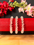 Bracelet en Cristal de Roche – Pierres Naturelles (8 mm)