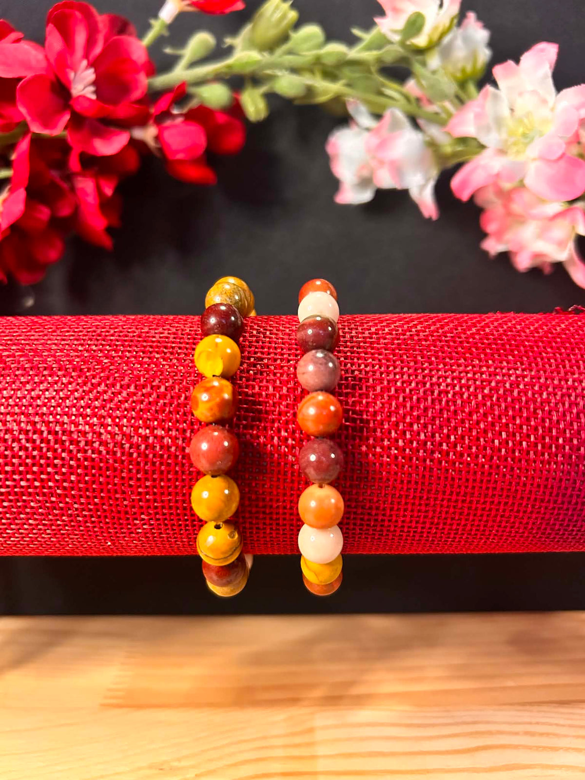 Bracelet en Mokaïte – Pierres Naturelles (8 mm)
