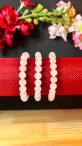 Bracelet en Quartz Rose – Pierres Naturelles (8 mm)