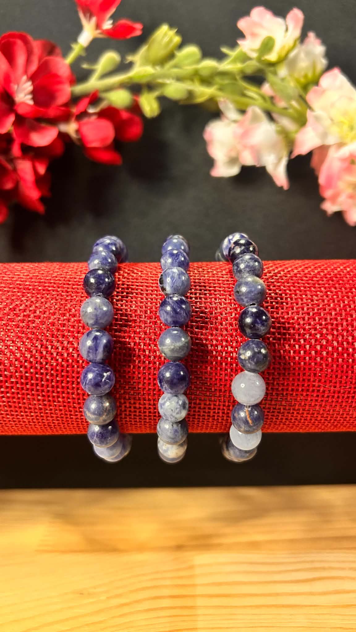 Bracelet en Sodalite – Pierres Naturelles (8 mm)