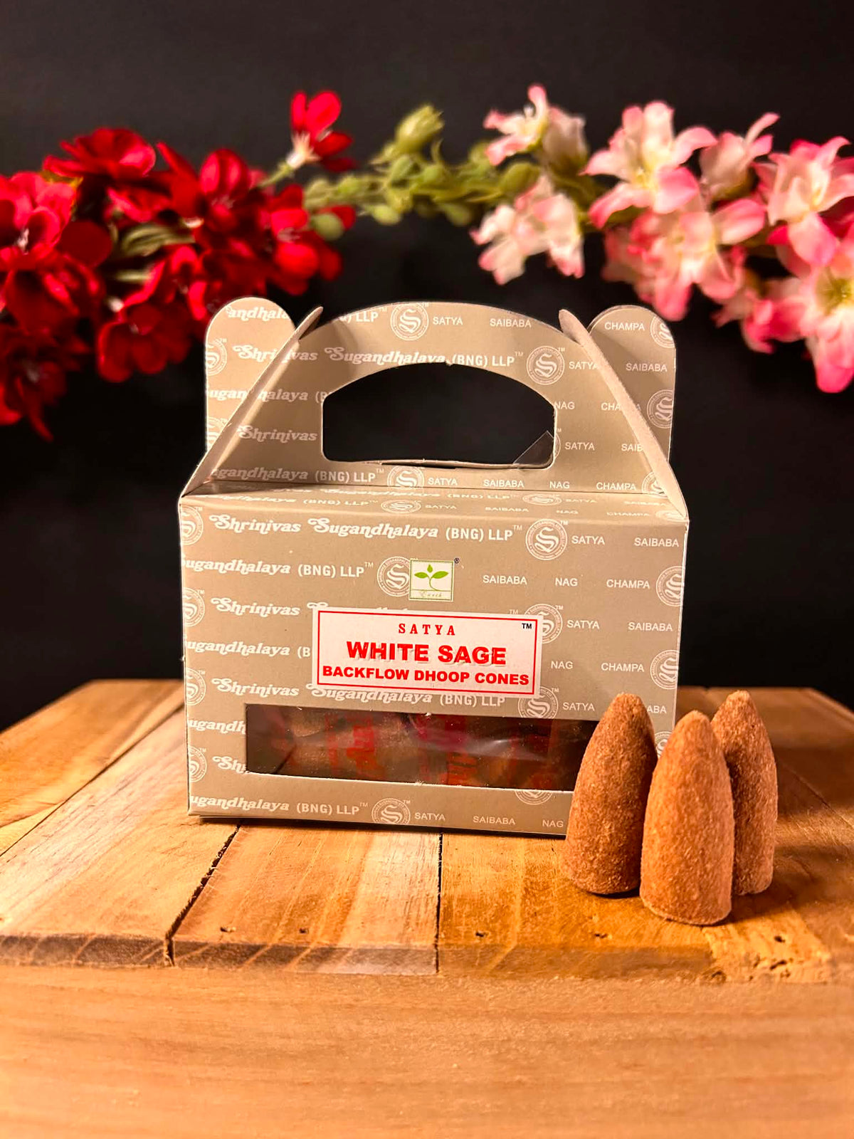 Encens cônes pour fontaine - Sauge Blanche